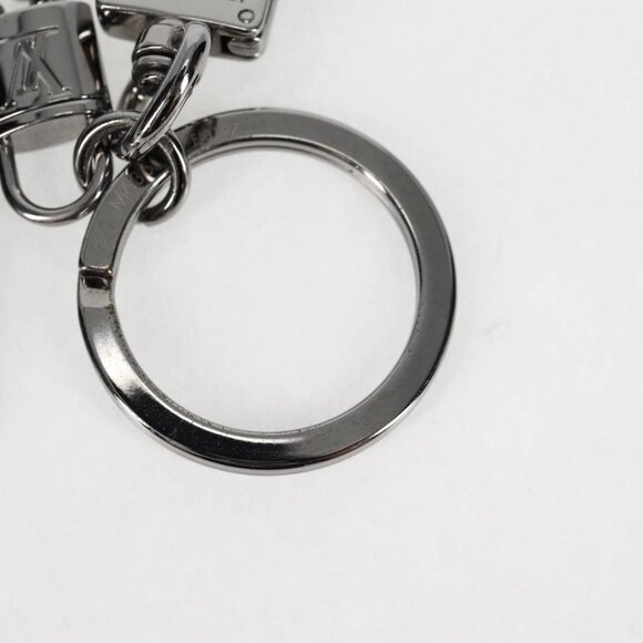 LOUIS VUITTON Eclipse Porte Cles Tab Key Holder metal Silver - Picture 9 of 11